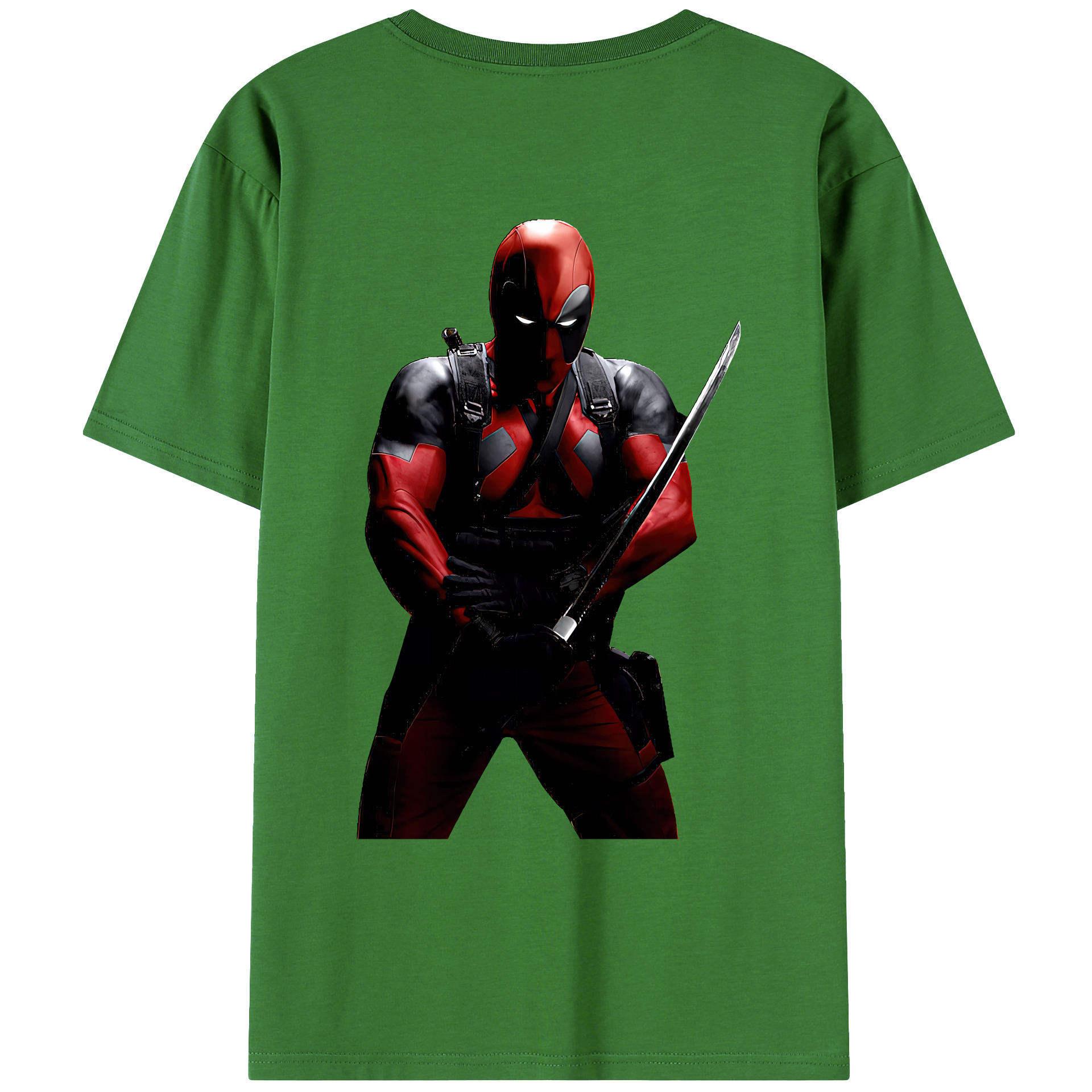 （画像用） Deadpool デッドプール レディース半袖Tシャツ(バックプリント)